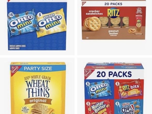 *HOT* Amazon Snacks Discount: 60 Snack Packs + Huge Box of Crackers only $25.50 shipped!